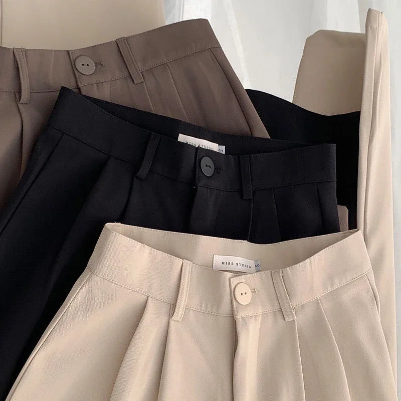 High Waist Suits Pants
