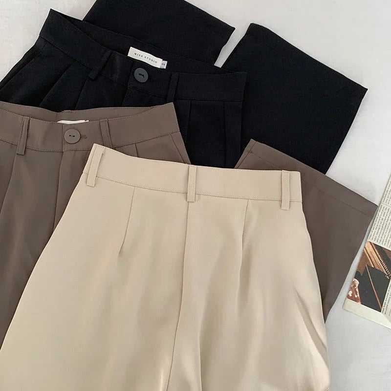 High Waist Suits Pants