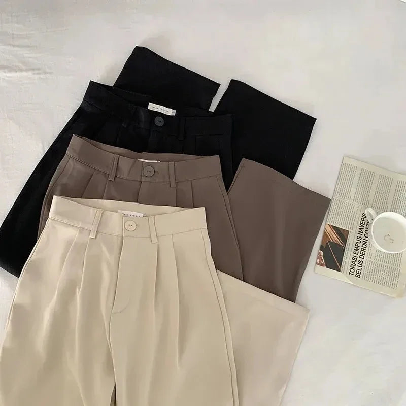 High Waist Suits Pants