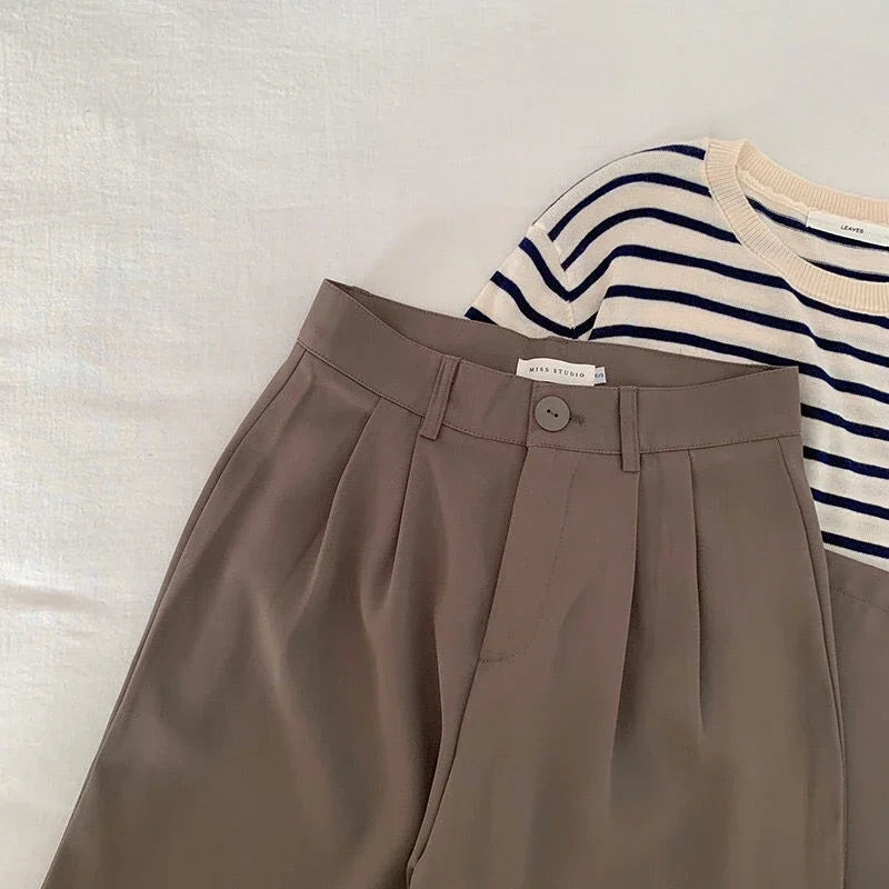 High Waist Suits Pants